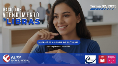Abertura de inscrições: curso básico de Atendimento em Libras (EAD)