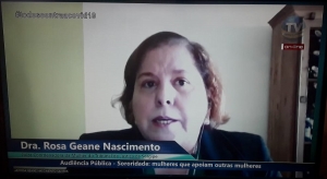 Juíza Coordenadora da Mulher participa de audiência pública na Câmara Municipal de Aracaju