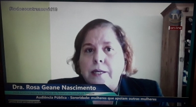 Juíza Coordenadora da Mulher participa de audiência pública na Câmara Municipal de Aracaju