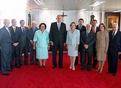 Presidente do STF visita TJ