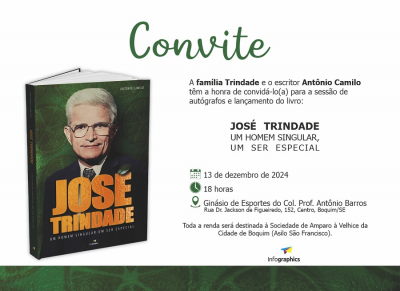 O biógrafo e analista judiciário Antônio Camilo lançará mais uma obra