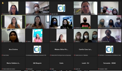 Unidades de acolhimento do interior recebem orientações da CIJ sobre Protocolo Interinstitucional