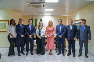 Presidente do TJSE se reúne com dirigentes do Banco do Brasil