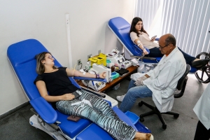 Campanha de doação de sangue do TJSE contribui para aumentar o estoque de sangue do Hemose