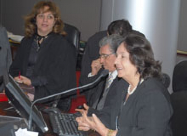 Desembargadora Clara Leite se despede do Pleno do TJSE