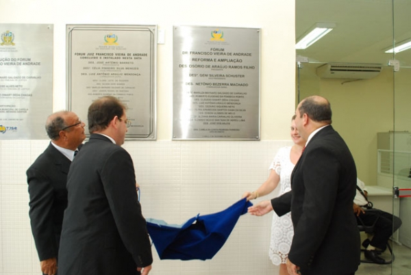 Inauguradas obras de reforma e ampliação do Fórum de Capela