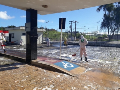 Combate ao coronavírus: Fórum de Laranjeiras passa por desinfecção
