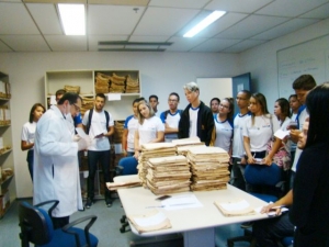 Arquivo Judiciário recebe visita de alunos do Senac