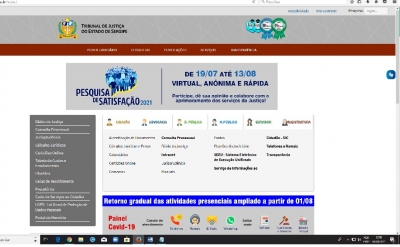 Melhoria contínua: TJSE amplia requisitos de acessibilidade do Portal da Internet