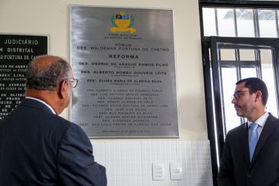TJSE faz a entrega do Fórum do Distrito de Areia Branca após obras de reforma