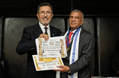 Presidente do TJSE é homenageado pela Academia Brasileira Teológica de Letras