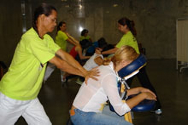 Massoterapia da 5ª Campanha preventiva: inscrições abertas
