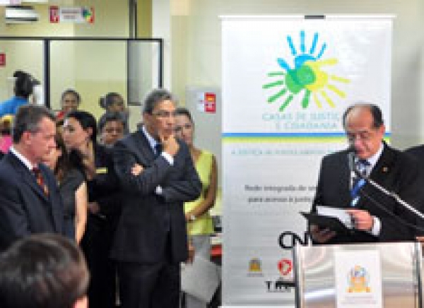 Presidente do STF inaugura Casa da Justiça e Cidadania em Aracaju