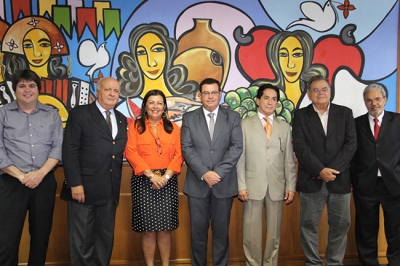 Presidente do TJSE visita Tribunal de Contas do Estado