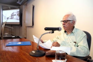 Murillo Melins palestra sobre as memórias de Aracaju no TJSE