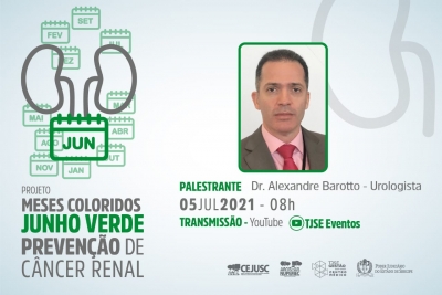 Palestra alertará sobre câncer renal na próxima segunda-feira