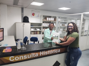 Arquivo Judiciário recebe visita de servidora do Tribunal de Justiça do Amapá