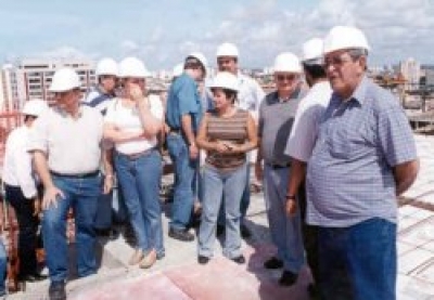 Obras do Anexo receberam visita do presidente