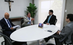 Presidente e Vice do TJSE realizam visita institucional à Alese