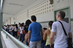 Mais de mil universitários fizeram a prova para estágio de nível superior no TJSE