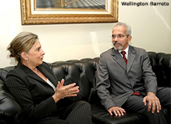 Presidente do TJ recebe prefeito de Aracaju