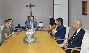 Diretoria da Associação Comercial de Sergipe visita Presidente do TJSE