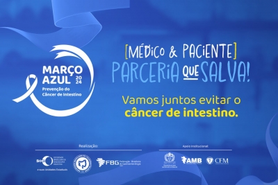 Março Azul 2024: TJSE adere à campanha que reforça prevenção ao câncer de intestino