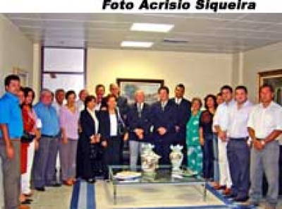 Tabeliães visitam presidente do  TJ