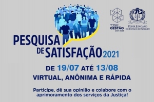 TJSE inicia Pesquisa de Satisfação 2021