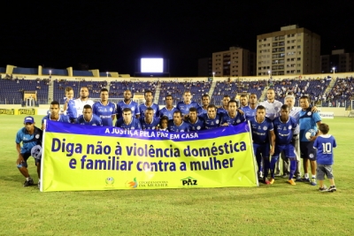 TJSE leva campanha de combate à violência contra a mulher para a Arena Batistão