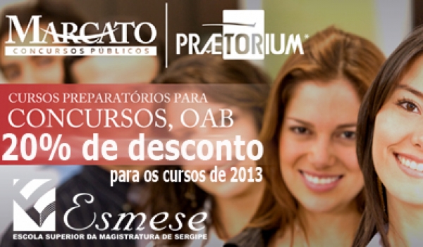  Esmese: desconto de 20% em todos os cursos para 2013
