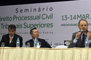 Des. Edson Ulisses preside painel em Seminário Nacional sobre o novo CPC