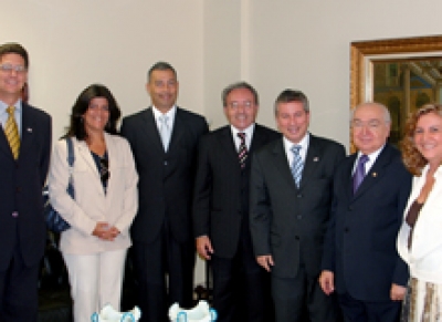 Membros MP/SE e da OAB visitam presidente do TJ