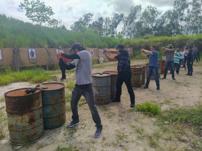 Realizado módulo II do Curso Teórico e Prático de Armamento e Tiro