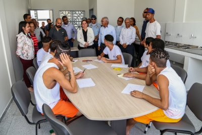 Juíza da Coordenadoria da Infância e Juventude do TJSE visita unidade socioeducativa em Socorro