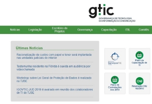 Novo Portal de Governança de TIC do TJSE é lançado