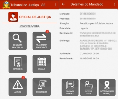 TJSE cria aplicativo que agiliza cumprimento de mandados