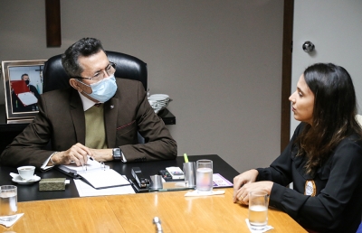 Presidente do TJSE recebe representantes de Associações de Auditores de Contas