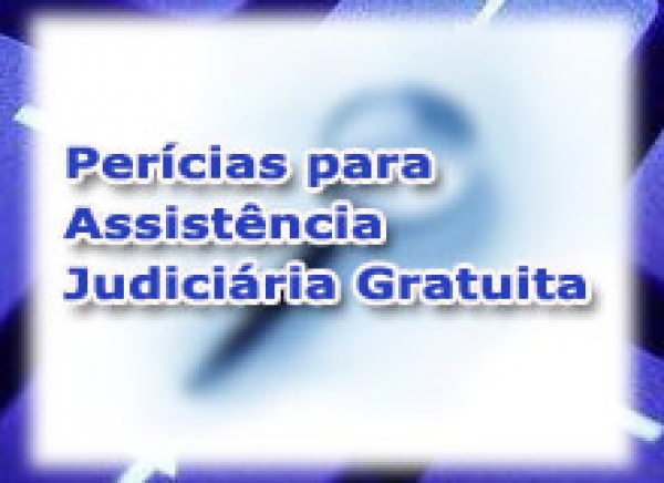 Disponível formulário para cadastro de peritos