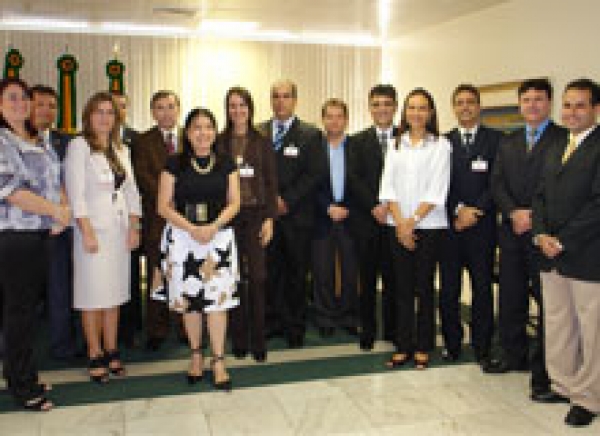 Presidente do TJSE recebe representantes dos Tribunais de Justiça da Paraíba e Bahia