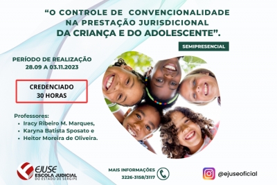 Magistrados: inscrições abertas para curso na área da infância e juventude
