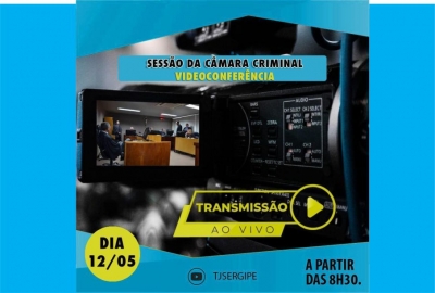 Câmara Criminal realizará 1ª sessão por videoconferência na terça-feira, 12/05
