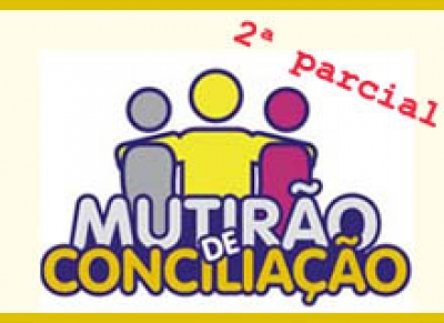 Mutirão de Conciliação apresenta nova parcial