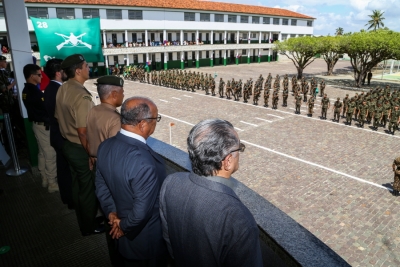 Presidente do TJSE participa de aniversário do 28º BC