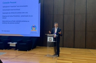 Presidente do TJSE apresenta Sala de Participação Digital no Enastic