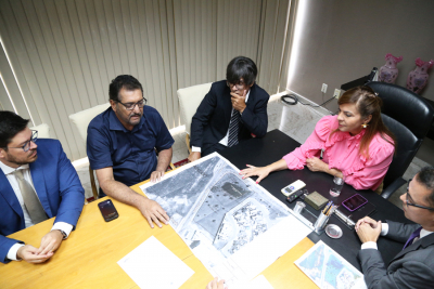 Novo fórum da Barra dos Coqueiros: presidente do TJSE recebe prefeito e avança no processo