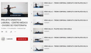 Videoaulas com exercícios corporais estão disponíveis no YouTube do TJSE