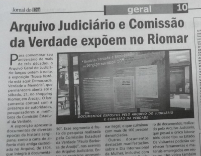 Mais de 500 pessoas visitam exposição do Arquivo em shopping