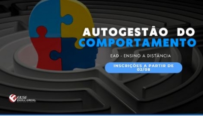 Abertura de inscrições: Autogestão do comportamento (EAD)