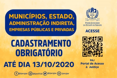 Municípios, Estado, órgãos da administração indireta e empresas: realizem cadastro para receber comunicações eletrônicas